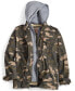 ფოტო #6 პროდუქტის Men’s Sherpa Lined Two Pocket Hooded Trucker Jacket