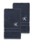 Фото #1 товара Textiles Turkish Cotton Personalized 2 Piece Denzi Bath Towel Set, 54" x 27"