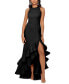 ფოტო #1 პროდუქტის Petite Ruffled High-Low Gown