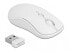 Delock 12703 - Full-size (100%) - RF Wireless - Membrane - QZERTY - White - Mouse included