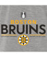 Фото #3 товара Men's Gray Boston Bruins 2024 Stanley Cup Playoffs Authentic Pro T-Shirt