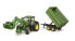 Фото #4 товара Игрушечный транспорт Bruder John Deere 7R 350 с фронтальным погрузчиком и тандемным прицепом