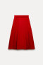 Zw collection pleated layered skirt