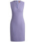 Фото #4 товара Women's Notch Neckline Sleeveless Dress