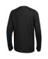 Фото #3 товара Men's Black Seattle Seahawks Agility Long Sleeve T-shirt