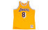 Фото #1 товара Mitchell & Nes Authentic Jersey Los Angeles Lakers MN复古运动球衣 AU球员版 96-97赛季 湖人队 科比 8号 情侣款 黄色 / Жилет баскетбольный Mitchell & 722630296KBRYA