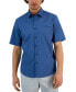 Фото #1 товара Men's Modern Classic-Fit Stretch Solid Button-Down Shirt, Created for Macy's