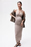 Фото #1 товара MAMA Long Ribbed Dress