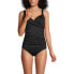 Women's DDD-Cup Tummy Control V-Neck Wrap Underwire Tankini Swimsuit Top