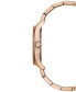 Фото #2 товара Women's Rose Gold Tone Stainless Steel Bracelet Watch 36mm