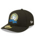 Фото #3 товара Men's Black Los Angeles Rams 2022 Salute To Service Low Profile 59FIFTY Fitted Hat
