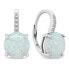 Charming jewelry set with synthetic opals SET250W