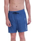 Фото #1 товара Men's Stretch Twill-Print 7" Swim Trunks with Compression Liner