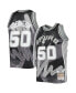 ფოტო #1 პროდუქტის Men's David Robinson Black San Antonio Spurs Hardwood Classics 1998-99 Hyper Hoops Swingman Jersey