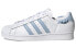 Кеды adidas Originals Superstar женские - бело-голубые 36.5 - фото #1