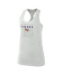 Women's Gray LSU Tigers Game Time Tank Top