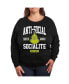 Trendy Plus Size Grinch Anti-Social Graphic Pullover T-shirt