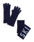 Фото #3 товара Hannah Rose Ski 3-In-1 Cashmere Gloves Women's Blue