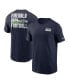 Фото #2 товара Men's College Navy Seattle Seahawks Blitz Essential T-shirt