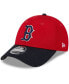 ფოტო #1 პროდუქტის Men's Red Boston Red Sox 2024 Batting Practice 9FORTY Adjustable Hat