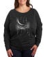 Фото #1 товара Trendy Plus Size Lunar Butterfly Graphic Pullover