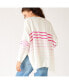 Фото #1 товара Women's Amour Sweater with Heart Patch