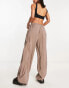 Фото #4 товара Weekday Chase smart pull on trousers in stone