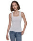 ფოტო #6 პროდუქტის Women's Logo-Strap Square-Neck Top