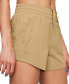 ფოტო #3 პროდუქტის Women's Flex Woven Side-Pocket Shorts