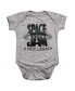 Baby Girls Baby Logo Black Snapsuit