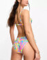 Kulani Kinis full coverage tie side bikini bottom in island tutti frutti