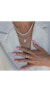 ფოტო #2 პროდუქტის 18K Gold Plated Freshwater Pearls with Smilie Face - HaHa Necklace 17" For Women