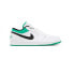 Фото #2 товара Кроссовки Nike Air Jordan 1 Low White Lucky Green Black (Белый)