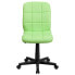 Фото #3 товара Mid-Back Green Quilted Vinyl Swivel Task Chair