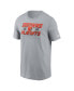 Фото #3 товара Men's Gray Cleveland Browns 2023 NFL Playoffs Iconic T-shirt