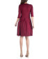 Фото #2 товара Платье женское 24seven Comfort Apparel модель Three Quarter Sleeve Mini Dress