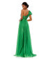 Фото #3 товара Women's Pleated One Shoulder Chiffon Gown