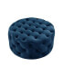 Фото #3 товара Bella Upholstered Tufted Allover Round Cocktail Ottoman