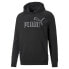 Фото #1 товара Puma Essentials Elevated Pullover Hoodie Mens Black Casual Outerwear 84988801