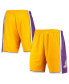 ფოტო #1 პროდუქტის Men's Gold Los Angeles Lakers 2009 Hardwood Classics 75th Anniversary Swingman Shorts