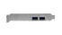 Фото #4 товара Exsys EX-11042 - PCIe - USB 3.2 Gen 1 (3.1 Gen 1) - Female - Full-height / Low-profile - 2x External USB 3.2 Gen 1 A-female - Green - Silver