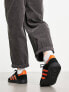 Фото #3 товара adidas Originals Handball Spezial gum sole trainers in black and orange - BLACK
