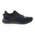 Фото #1 товара Reebok Lite Plus 3.0 Mens Black Canvas Lace Up Athletic Running Shoes 11.5