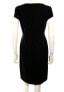 Фото #3 товара Maggy London 122910 Womens Black & White Short Sleeve Sheath Dress Size 12