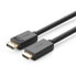 Фото #2 товара Kabel przewód jednokierunkowy z DisplayPort na HDMI 4K 30Hz 32 AWG 2 m czarny