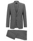 Фото #5 товара Men's Slim-Fit Suit in Micro-Patterned Performance-Stretch Cloth