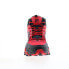 Фото #4 товара Fila Oakmont TR Mid 1JM01684-603 Mens Red Leather Athletic Hiking Shoes 11.5