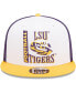 Фото #3 товара Men's White, Purple LSU Tigers Retro Sport 9FIFTY Snapback Hat