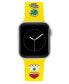 ფოტო #1 პროდუქტის Women's Yellow Smooth Silicone Band with Band Candy Hope Charms Designed for 42/44/45/Ultra/Ultra2 Apple Watch