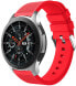 Фото #1 товара Silicone strap for Samsung Galaxy Watch - Red 20 mm